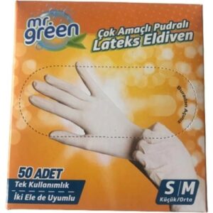 Mr Green Mr. Green Pudralı Lateks Eldiven S / M